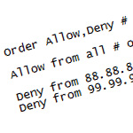 Bloquer une ip via htaccess